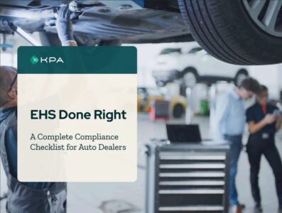 EHS Done Right: A Complete Compliance Checklist for Auto Dealers